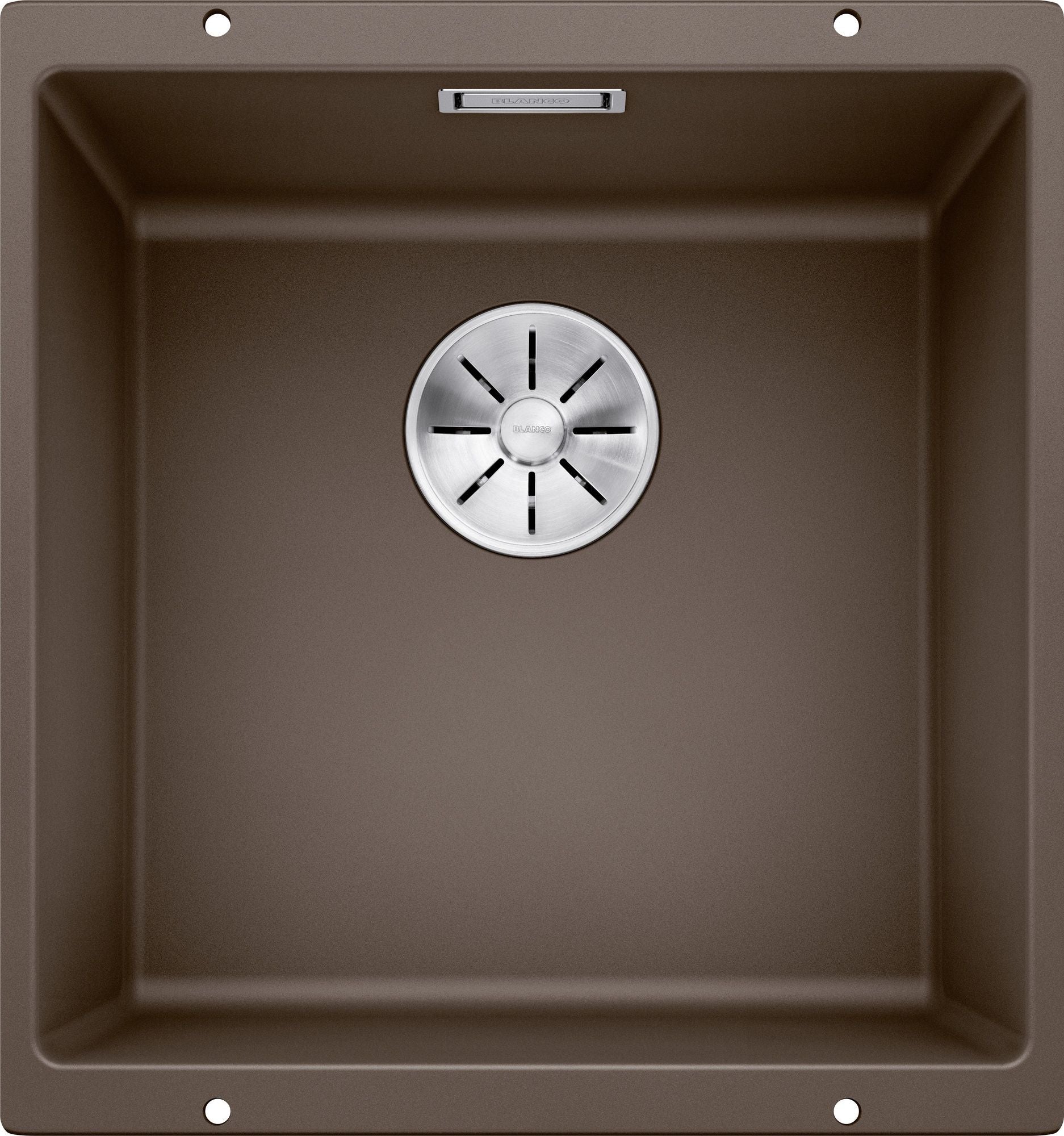 Chiuveta de bucatarie, montare sub blat, Subline 523431, silgranit cafea, 430 x 460 mm, Blanco